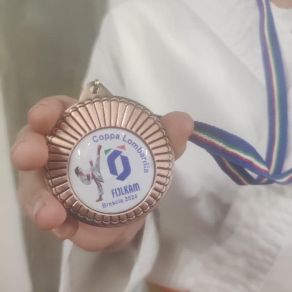 Medaglia coppa lombardia fijlkam